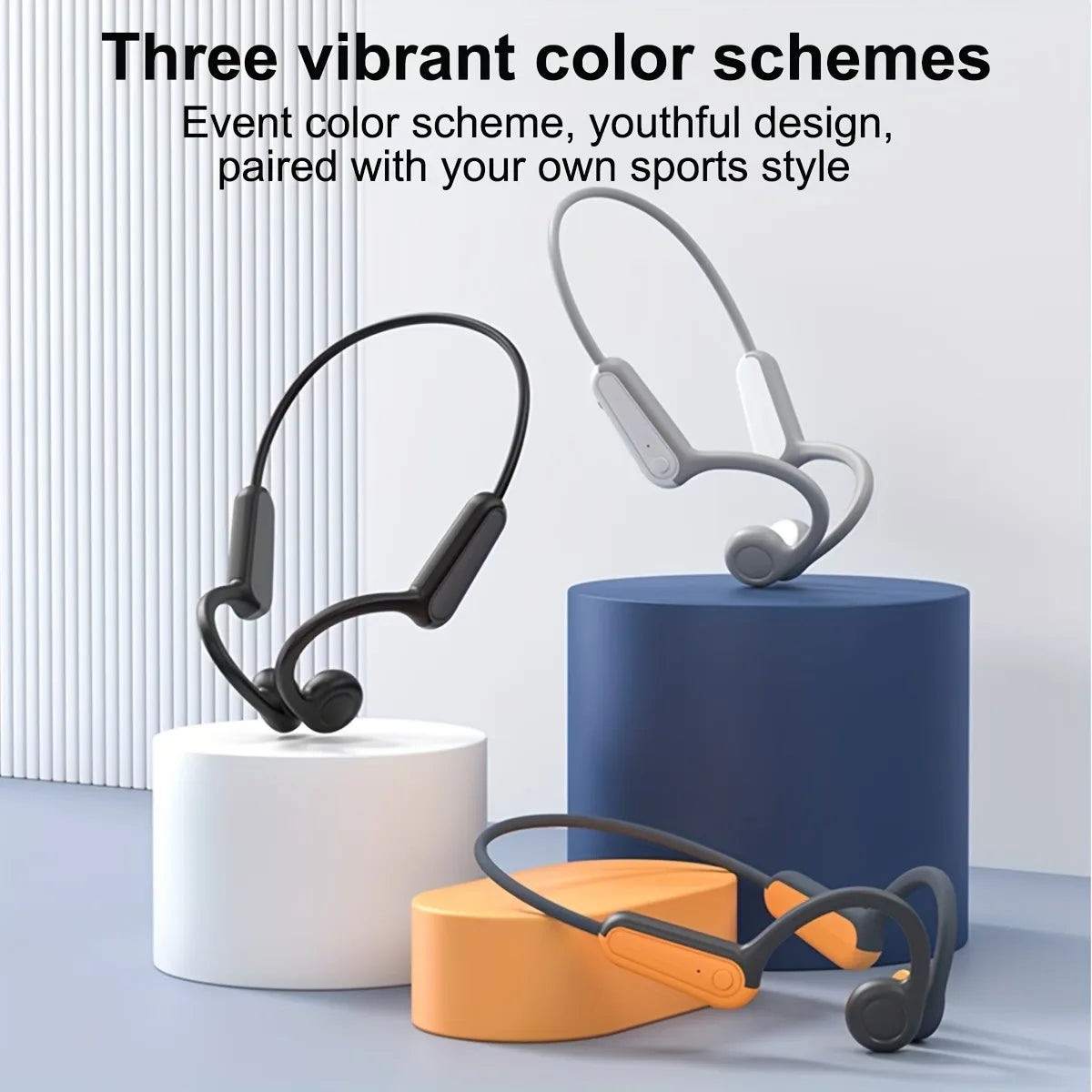 Bone Conduction Wireless Headphones - Bluetooth with Mic