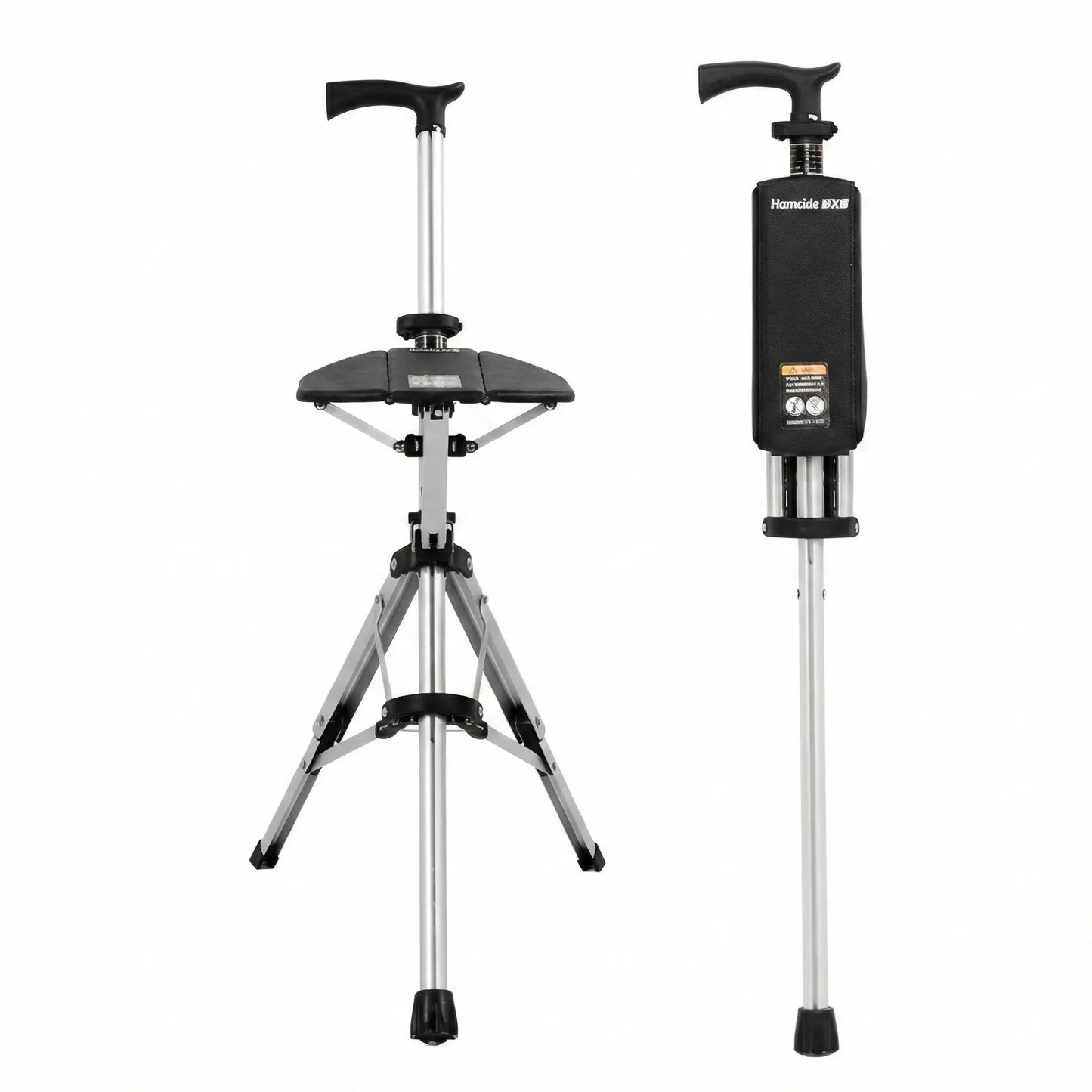 Walking Stick with Folding Seat