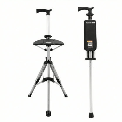 Walking Stick with Folding Seat