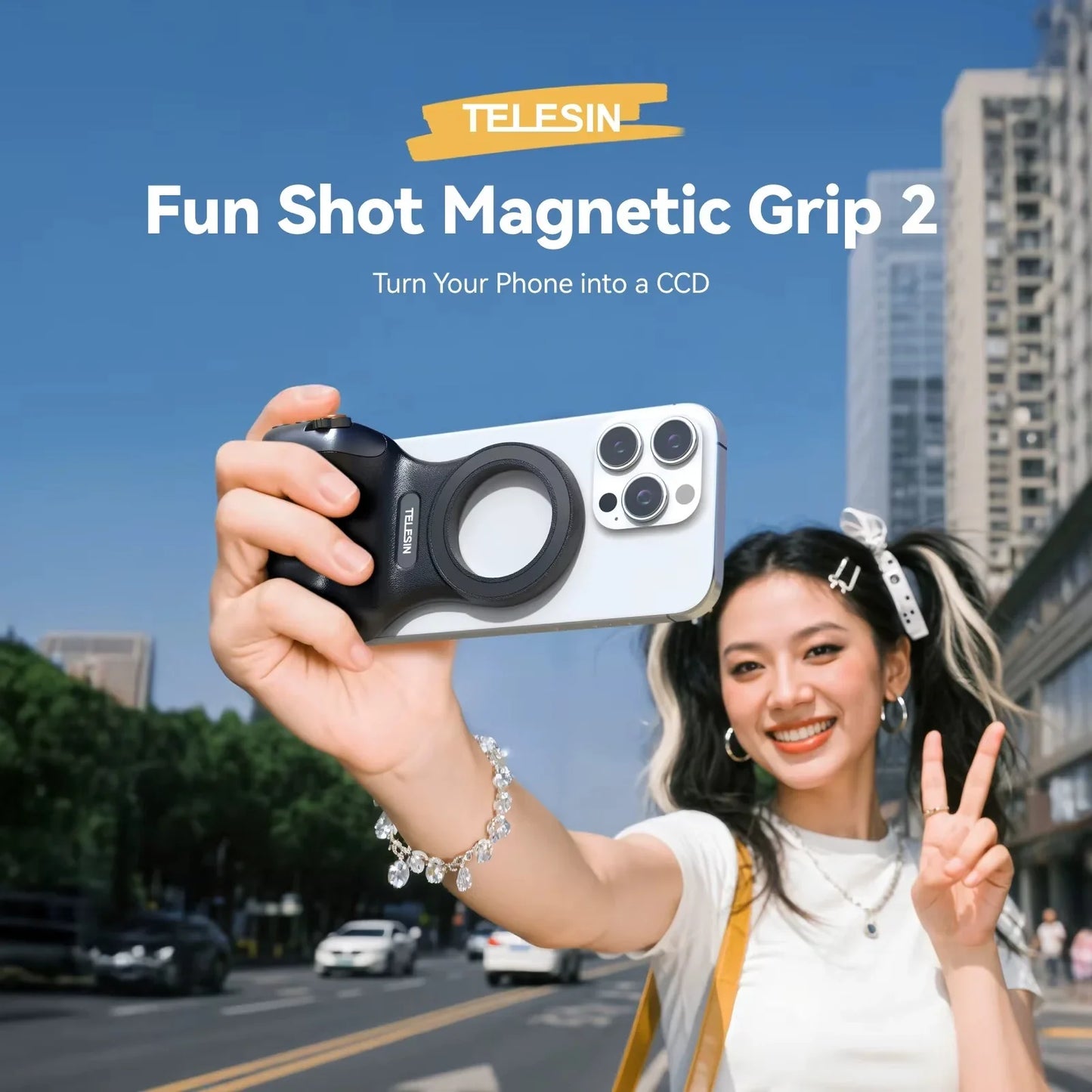 Telesin - Mobile Phone Camera Grip