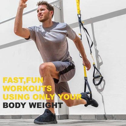 Adjustable Suspension Trainer System - Home Strength Tool