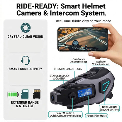 SYNC K10 - Helmet Bluetooth Headset
