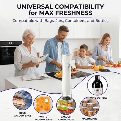 Handheld Vacuum Sealer Kit - 35-Piece Cordless Set