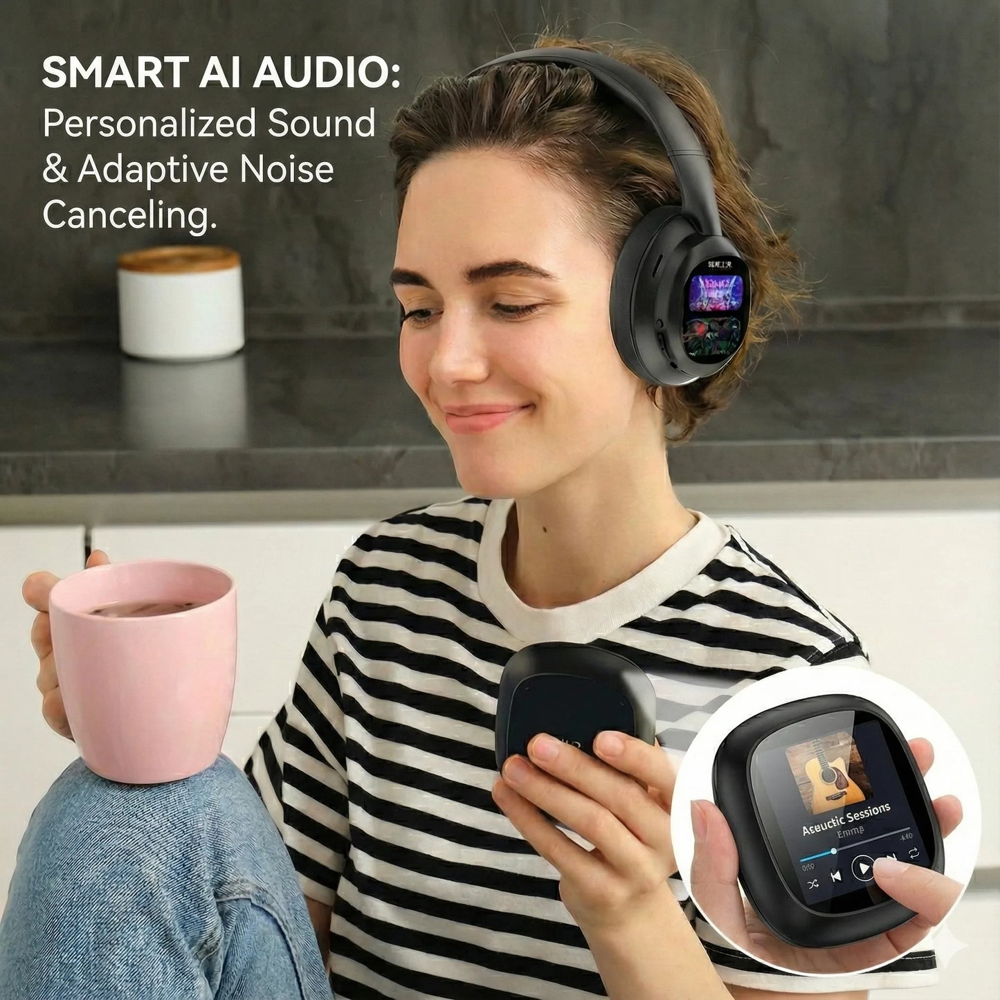 ANC & AI Assistant Headphones (Real-Time Translator)