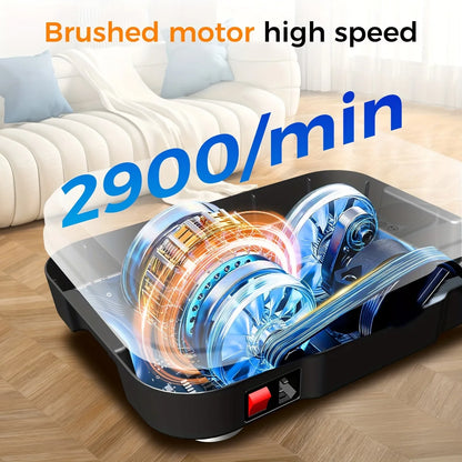Full-Body Vibration Plate Machine with Resistance Bands