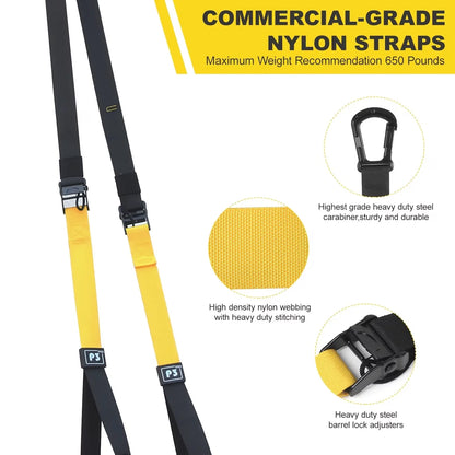 Adjustable Suspension Trainer System - Home Strength Tool