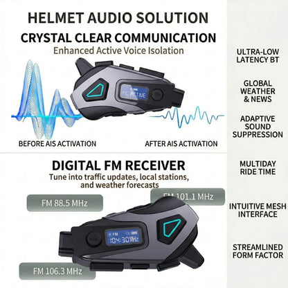 SYNC K10 - Helmet Bluetooth Headset