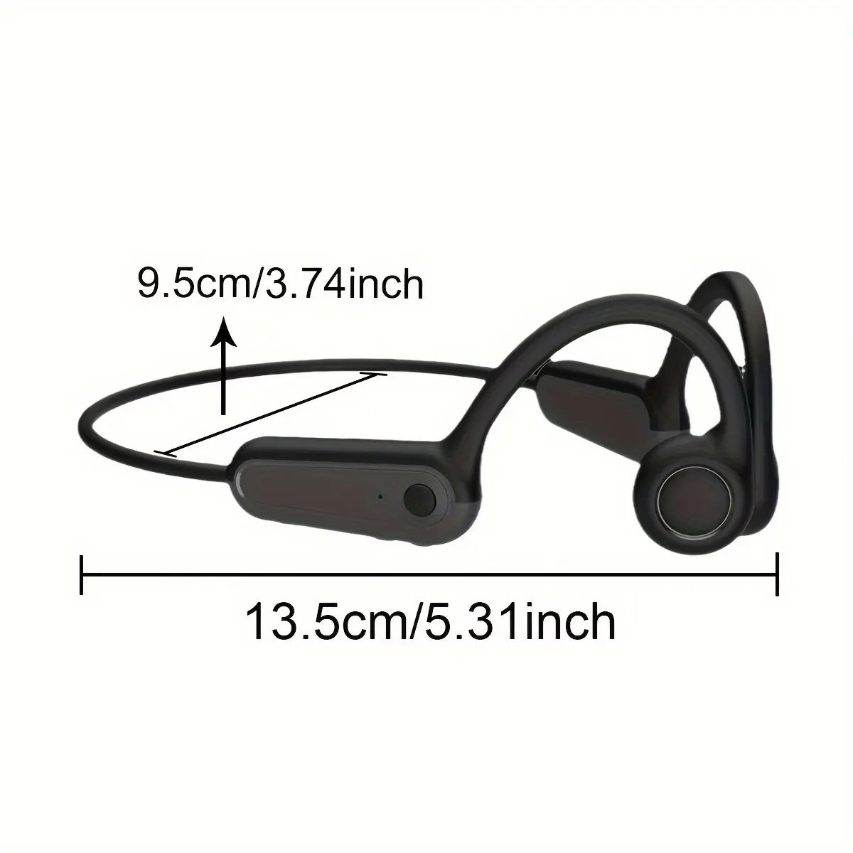 Bone Conduction Wireless Headphones - Bluetooth with Mic
