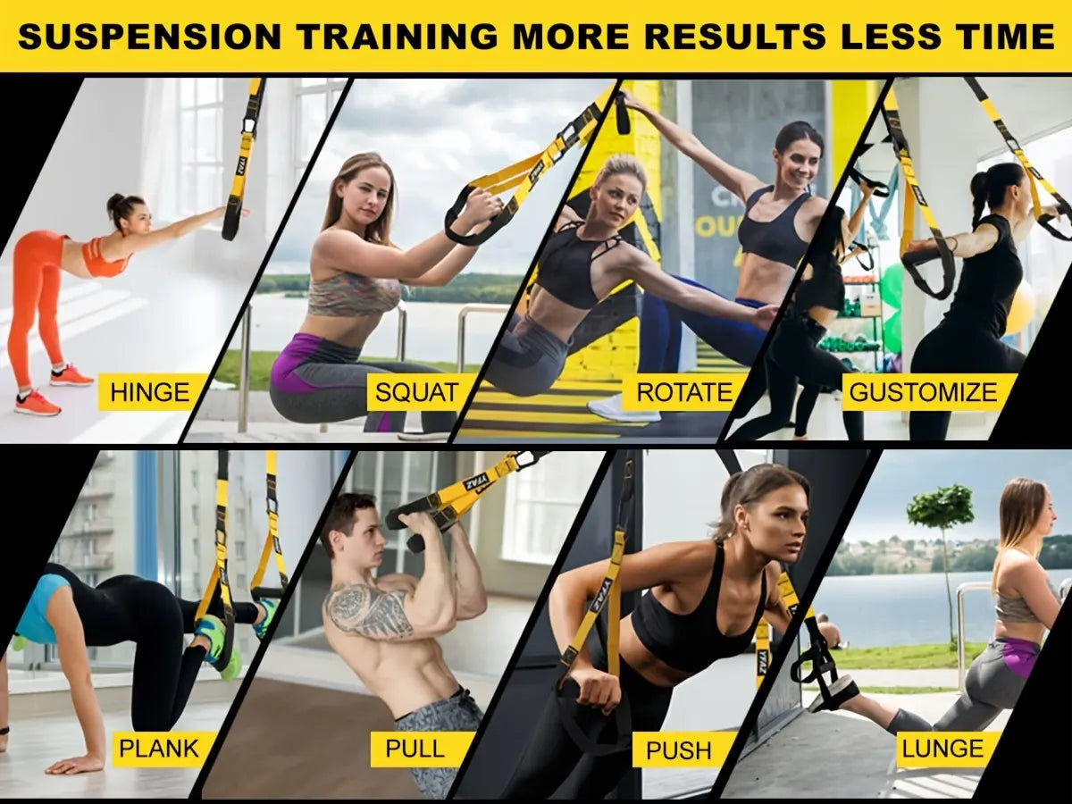 Adjustable Suspension Trainer System - Home Strength Tool