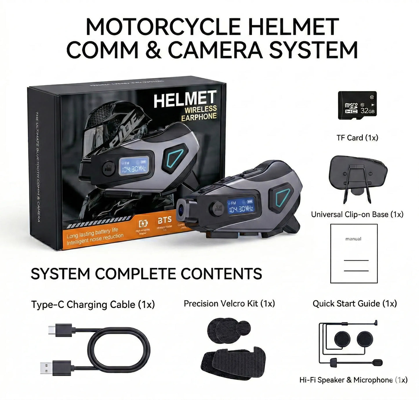 SYNC K10 - Helmet Bluetooth Headset