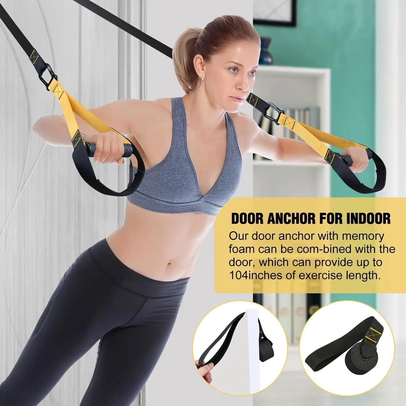 Adjustable Suspension Trainer System - Home Strength Tool