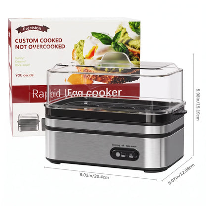 Rapid Egg Cooker — 6 Eggs, Perfect Every Time