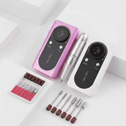Professional 45000 RPM Wireless Nail Drill for Manicure & Pedicure with Drill Bits Set