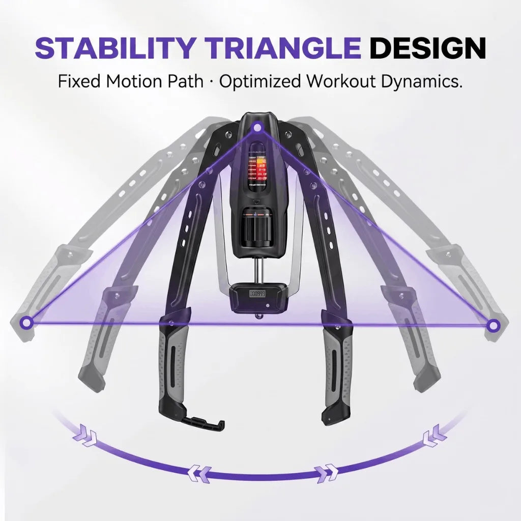 Adjustable Hydraulic Arm Exerciser - 22-440 lbs Resistance